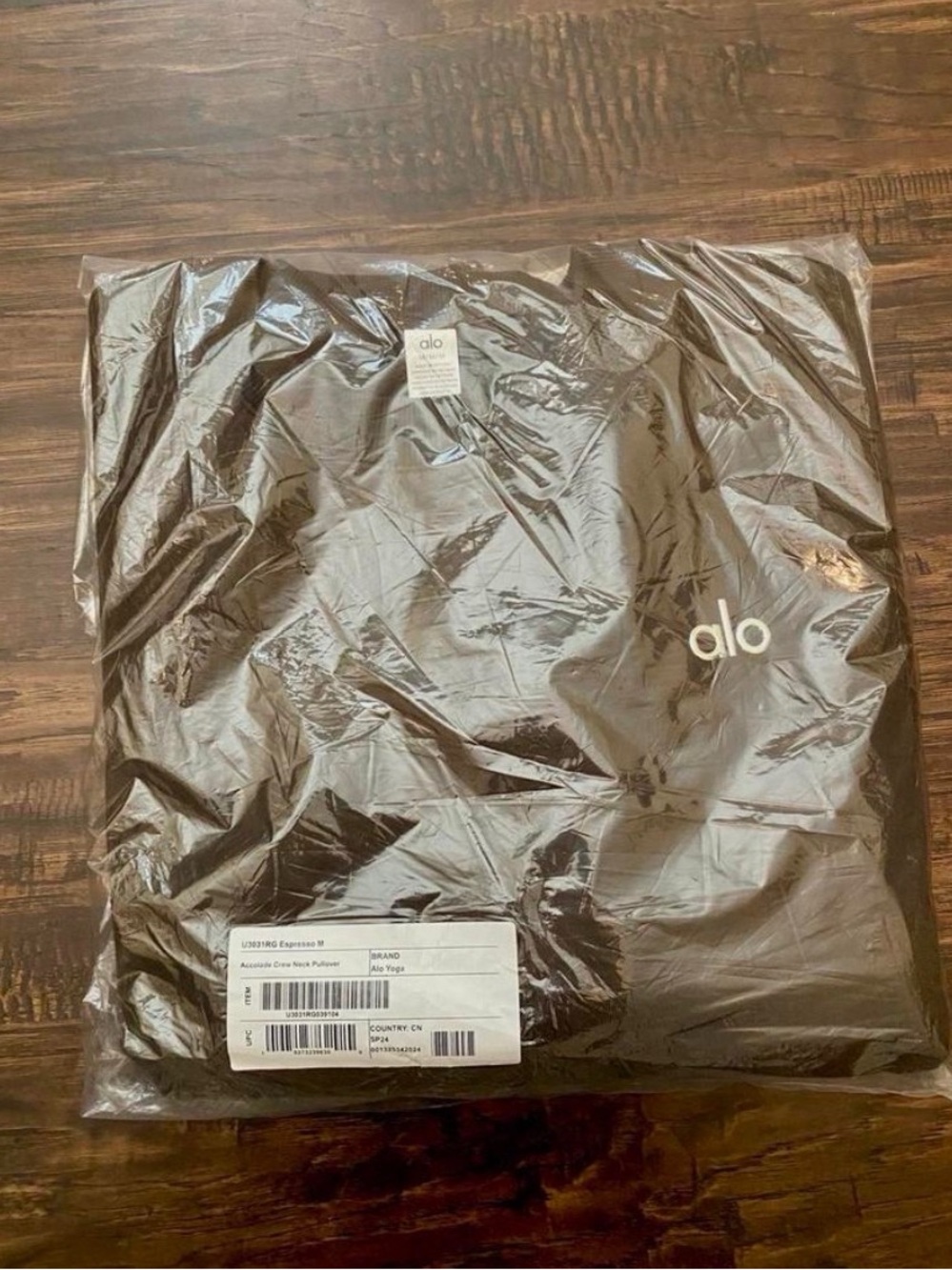 Alo Yoga Accolade Limited Edition Coffee Brown “Espresso” Pullover - NWT - M - Picture 5 of 6